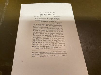 WWII German Propaganda Card