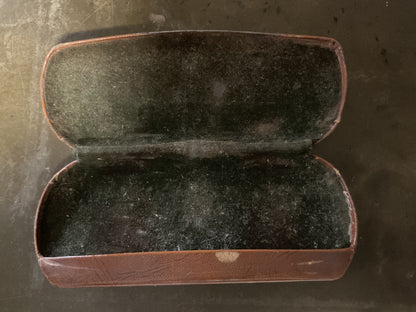 Antique Wire Rim Eyeglasses with Original Case