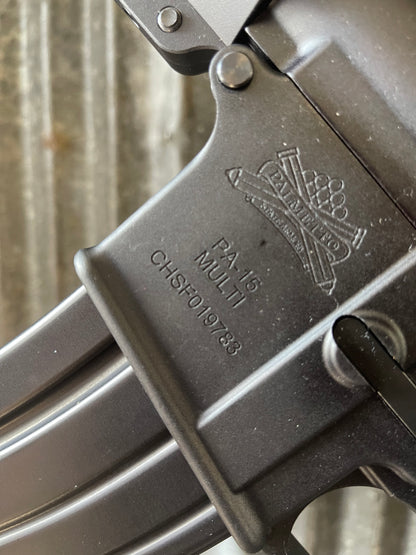 PSA PA-15 Multi 5.56 NATO AR-15 Rifle – 15” M-LOK Rail – Flip-Up Sights