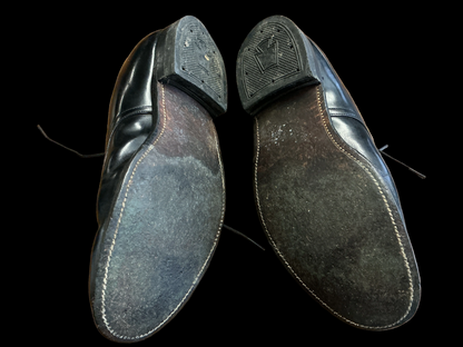 Vintage Dress Shoes with Keystone Stamp on Heel