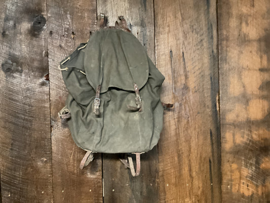 WWII Swedish Army Ruck Sack with Frame