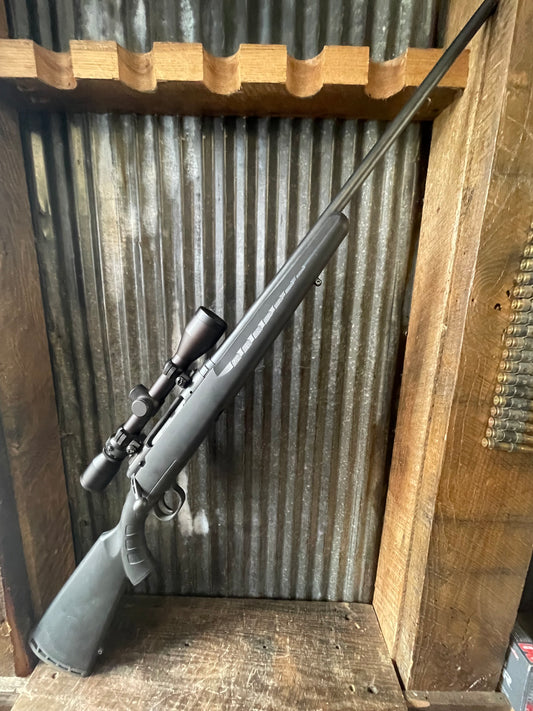 Savage Axis XP Bolt Action Rifle – .243 Winchester – Weaver 3-9x Scope