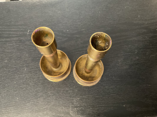 Trench Art 40mm Candle Holders