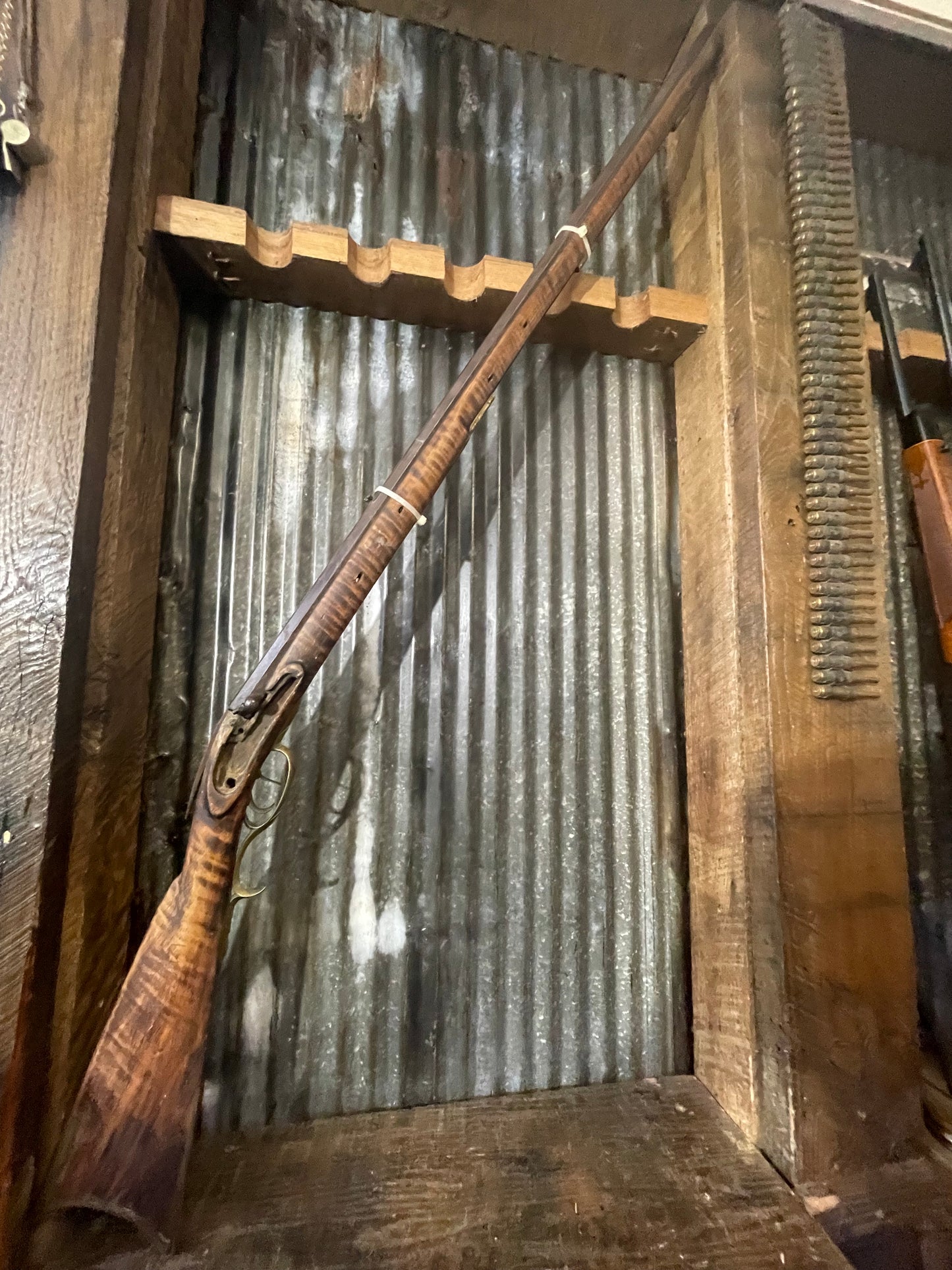 Pennsylvania Long Rifle Parts Lot – 3 Antique Muzzleloaders – Named Barrels