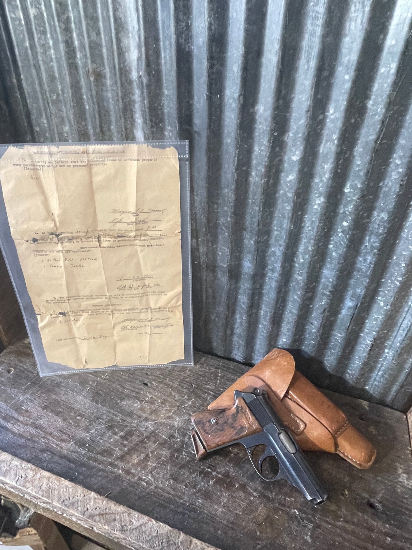 1940 Walther PPK – 7.65mm (.32 ACP) – Early Wartime Commercial – Eagle/N Proofed – WWII Veteran Bring-Back with Papers & GJH Holster