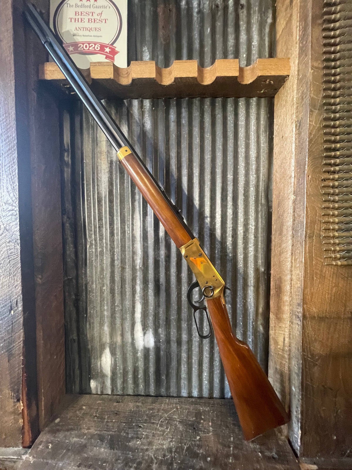Winchester Model 94 Centennial 1866–1966 .30-30 Winchester Lever Action Rifle – Brass Receiver – 26” Octagon Barrel