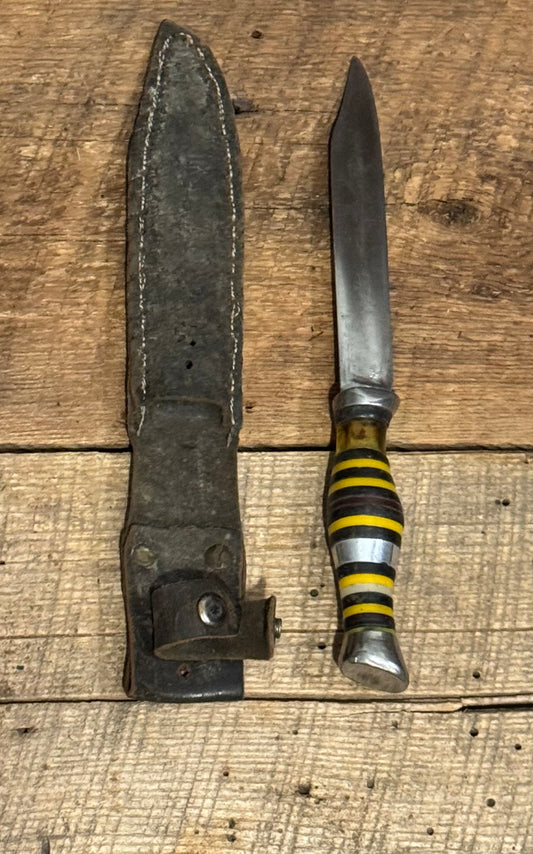 WWII Theatre Knife-Black & Yellow