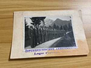 Original Austrian Labor Service Camp Photo-Lager Pertisau, Tirol