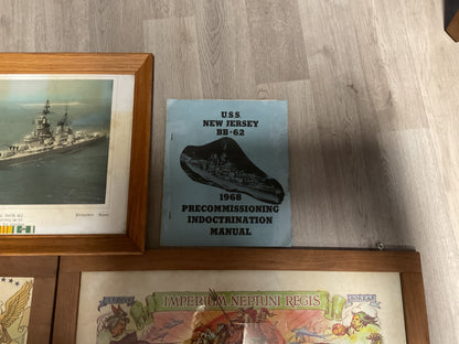 U.S. Navy USS New Jersey (BB-62) Sailor Grouping-Vietnam Era