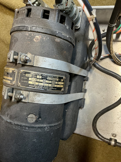 WWII U.S. Navy Bureau of Aeronautics Motor Generator