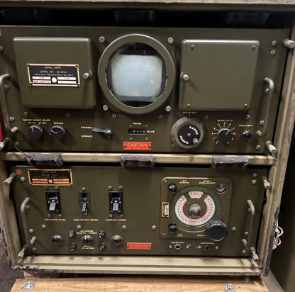 Original WWII-era U.S. Army Signal Corps radar control and indicator cabinet