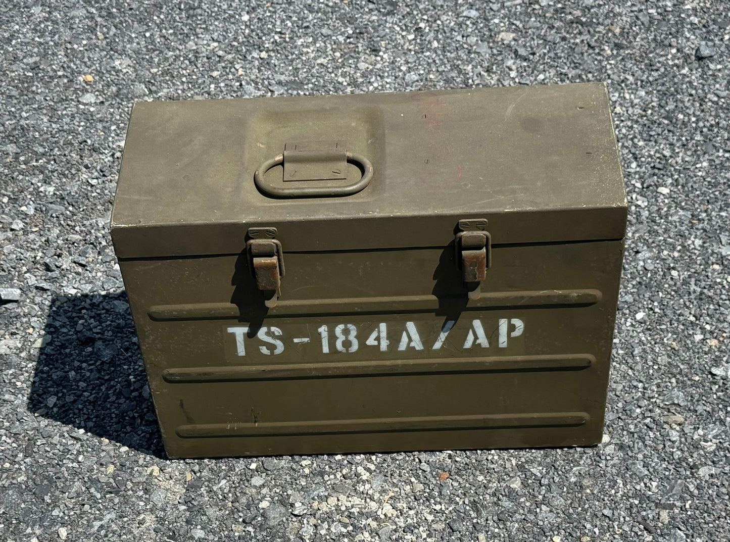 U.S. Military TS-184A/AP Radar Test Set with Original Transit Case – Cold War Aviation Electronics