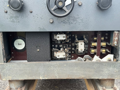 Large WWII-era radar/electronics transmitter cabinet