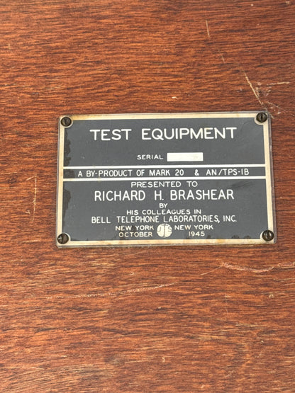 Bell Laboratories Presentation Precision Multimeter Set – October 1945