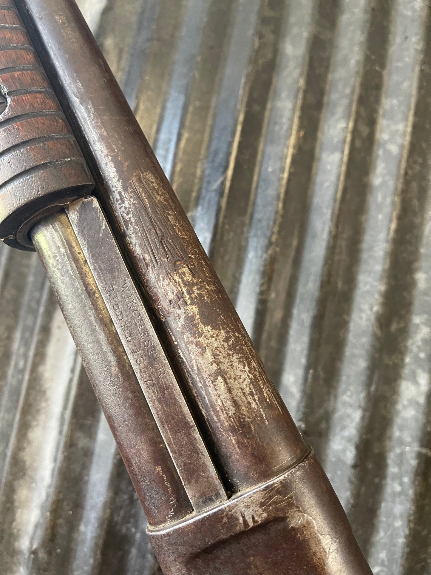 Winchester Model 1897 Pump Shotgun – Antique 1897 Production – 12 Gauge – 24” Barrel – Mechanically Functional
