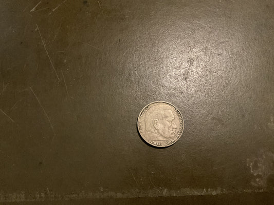 German 2 Reichsmark Silver Coin