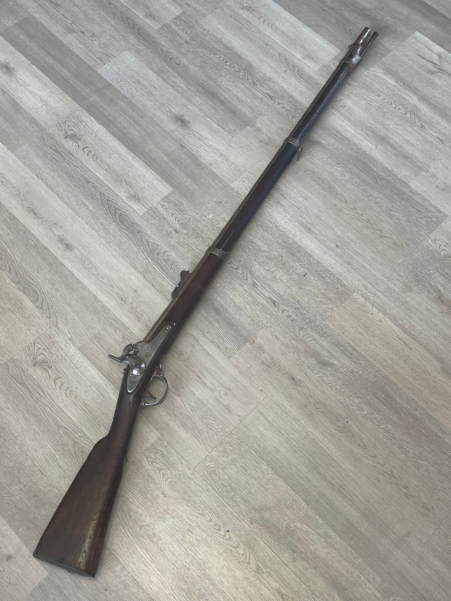 U.S. Springfield Model 1842 Musket – .69 Caliber – 1854 Dated Lock Plate