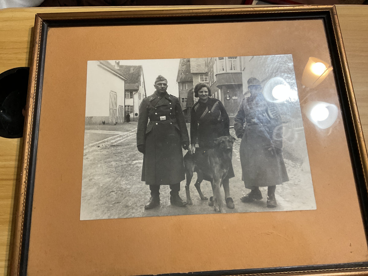 Original WWII German Military Photograph-Framed