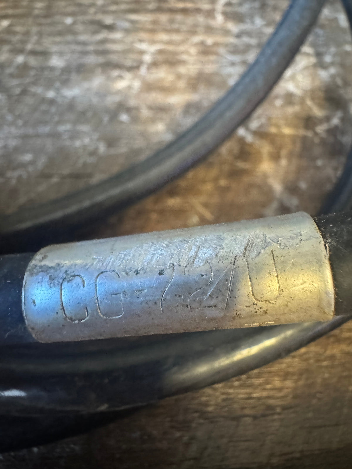 Vintage Military CG-72/U 10-Foot Coaxial Cable with Amphenol Connectors
