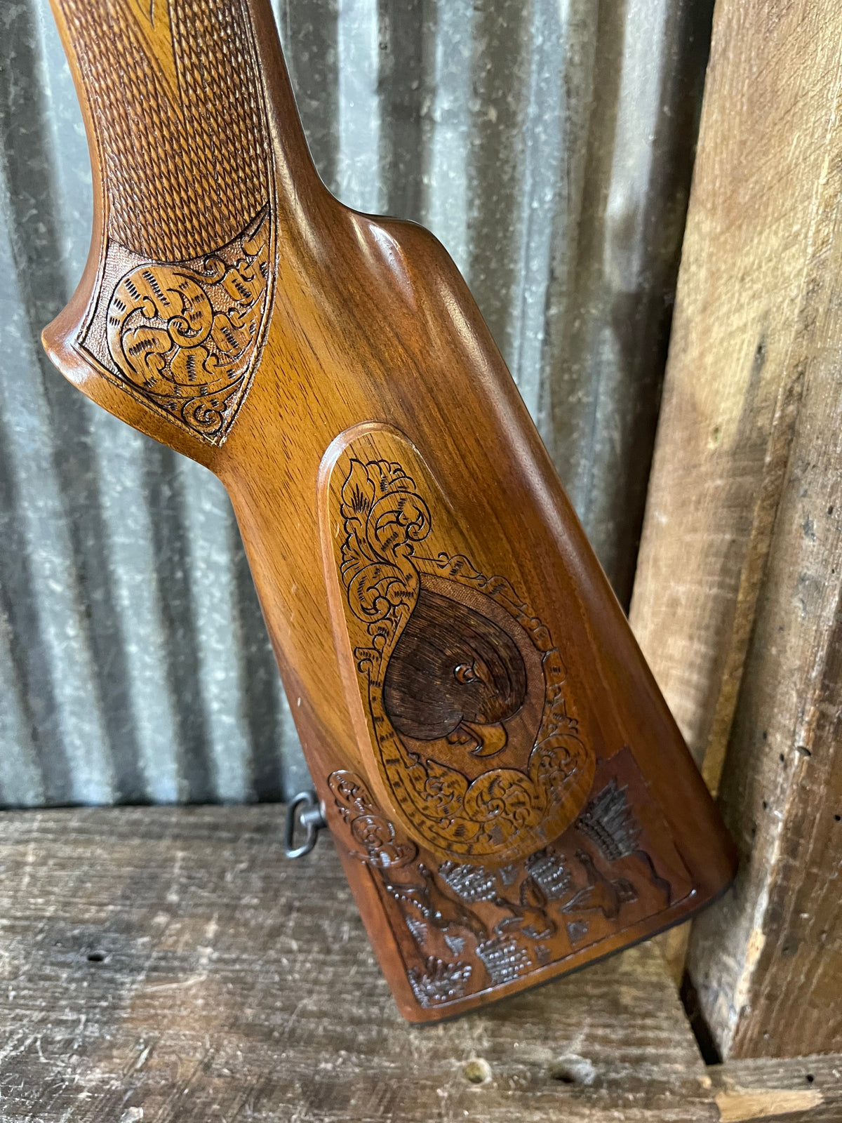 Uzimlu / Uzimlu Arms 12 Gauge Side-by-Side Double Barrel Shotgun – Engraved – Excellent Condition