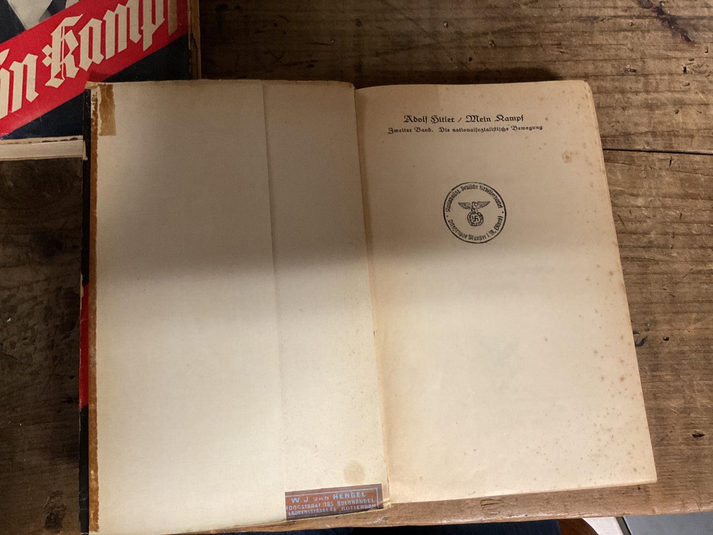 1933 Adolf Hitler Mein Kampf Two-Volume Set w/ Original Dust Jacket