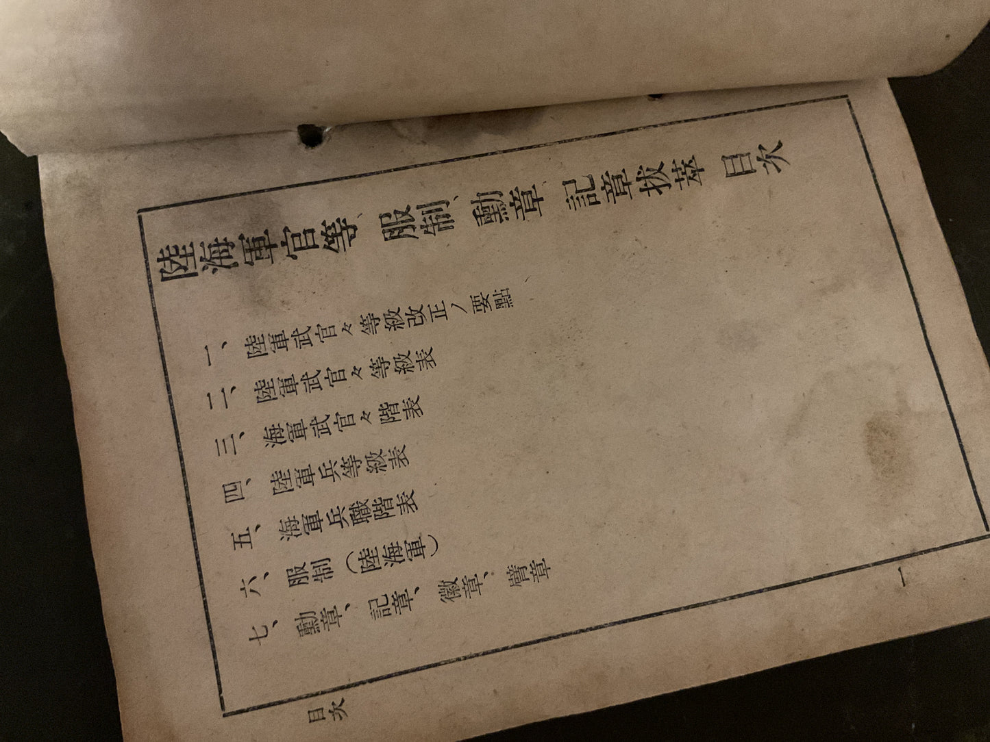 Imperial Japenese Army & Navy Uniform Ranks Manual