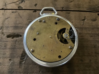 Vintage Ingraham Biltmore Pocket Watch-Bristol Conn, U.S.A. -Mechanical-For Repair/Parts