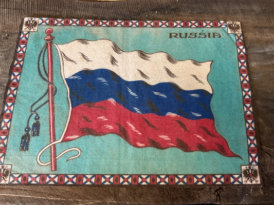 WWI Tobacco Felt Flag (approx 11x8)