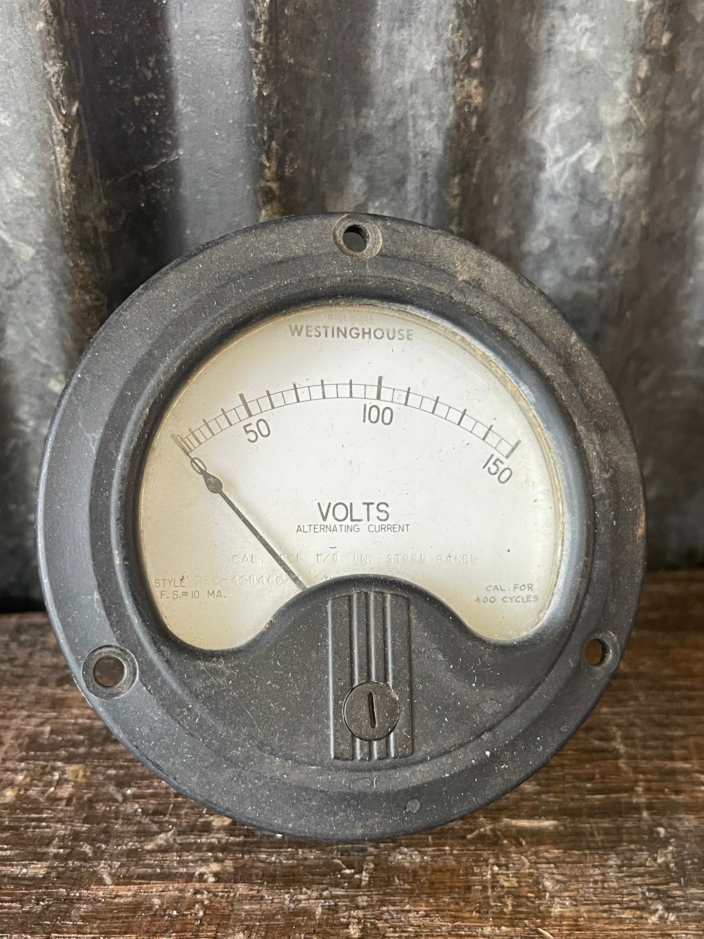 Vintage Westinghouse AC Voltmeter – Industrial Panel Meter (0–150 Volts)