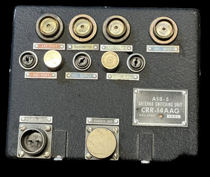 WWII U.S. Navy ASB-5 Antenna Switching Unit CRR-14AAG – Aircraft Radar Component