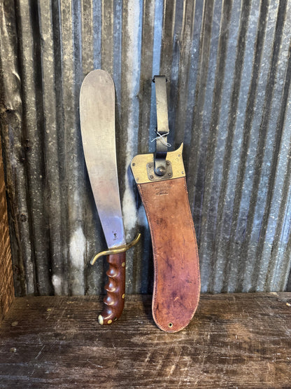 WWI U.S. Model 1913 Bolo Knife & Scabbard-HIGH Condition!