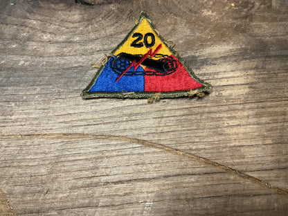 20th Armored Division Patch