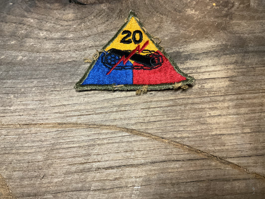 20th Armored Division Patch