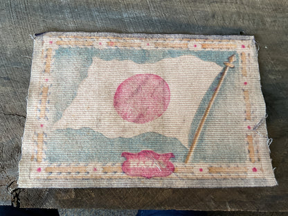 WWI Tobacco Felt Flag (approx 9x6)