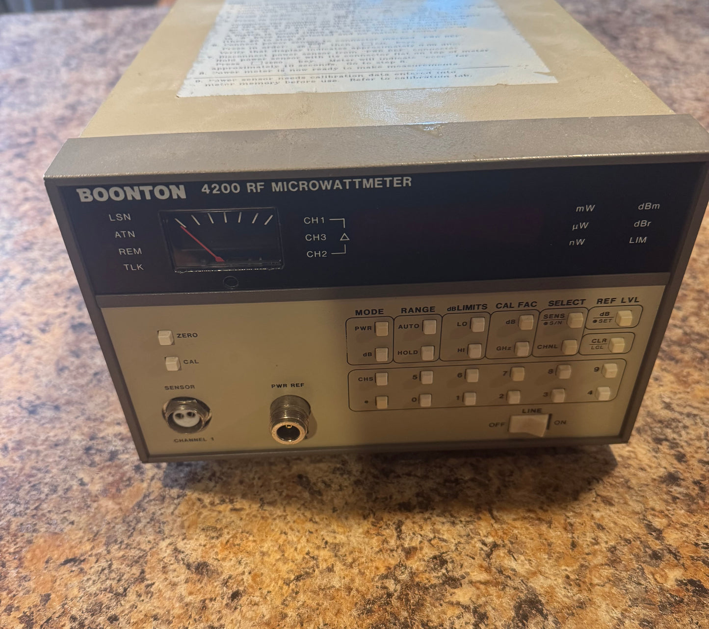 BOONTON 4200 RF MICROWATTMETER
Vintage RF Power Meter – Multi Channel
