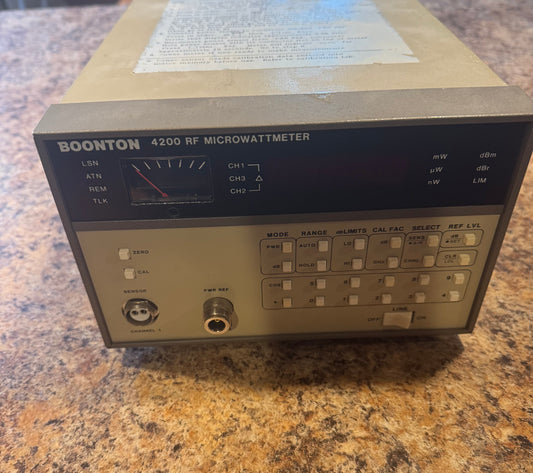 BOONTON 4200 RF MICROWATTMETER
Vintage RF Power Meter – Multi Channel