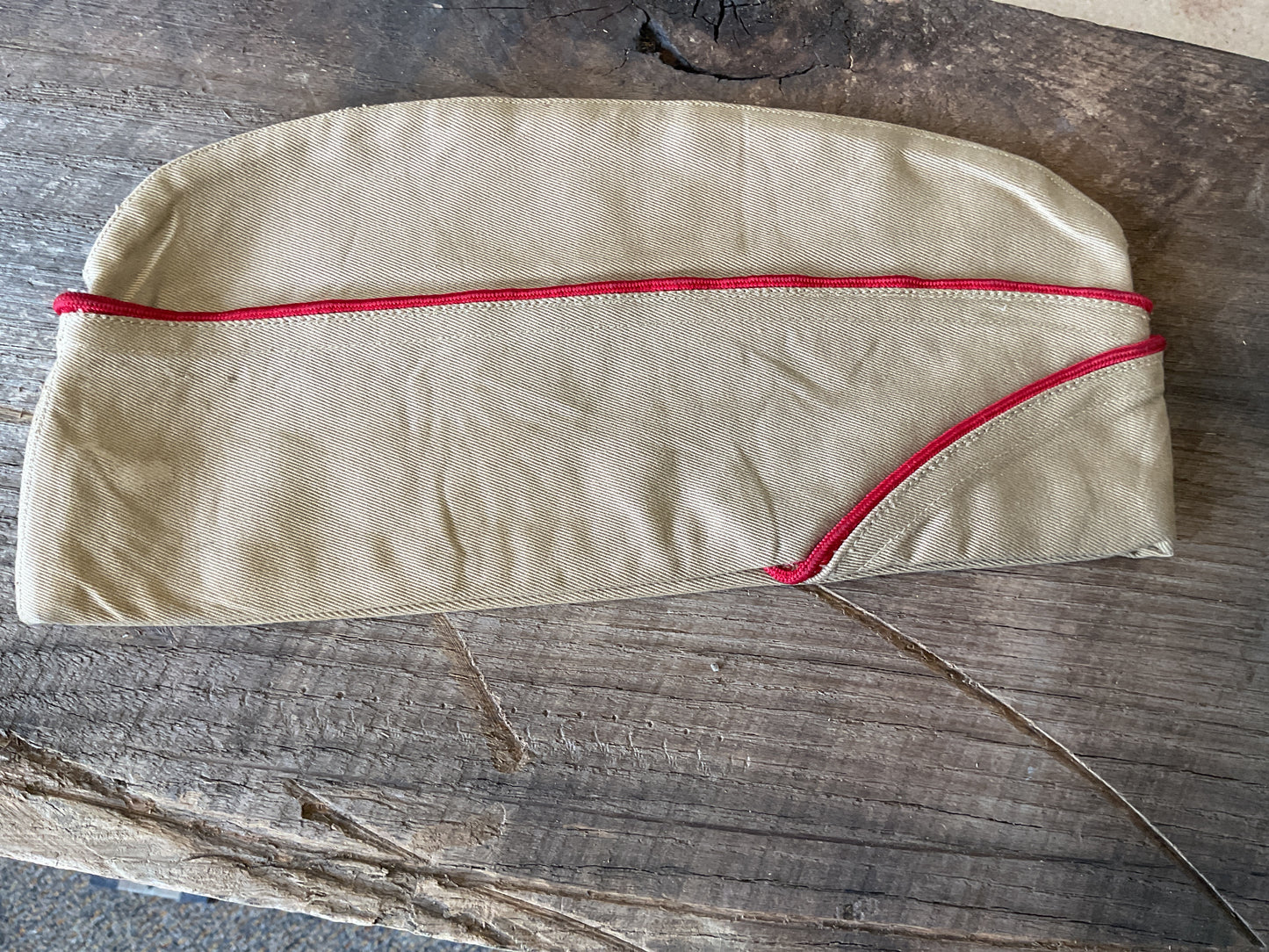 WWII Officers Garrison Cap (named)