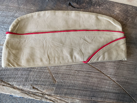 WWII Officers Garrison Cap (named)