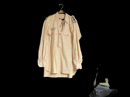 WWII LUFTWAFFE TROPICAL OFFICERS SHIRT
