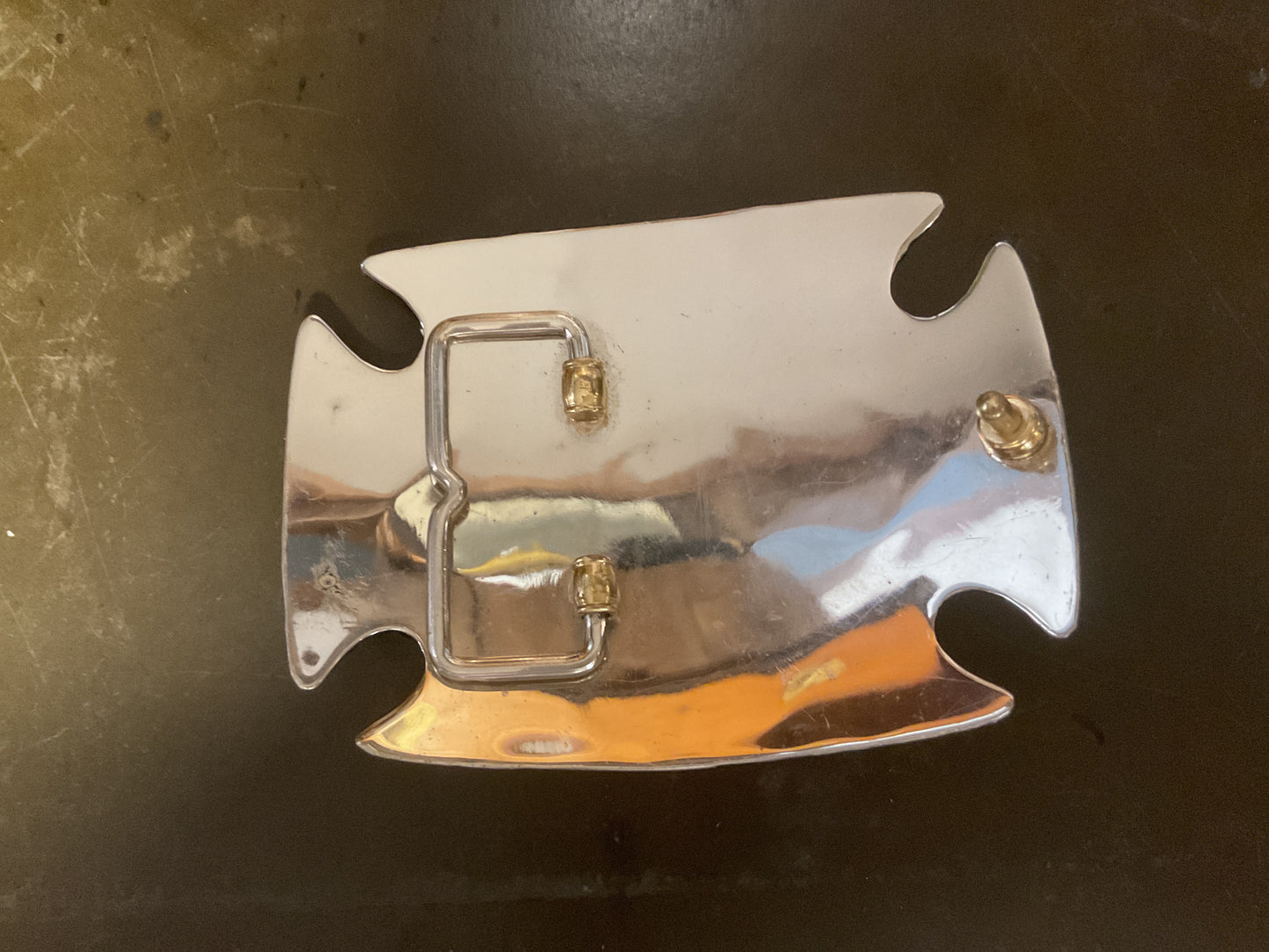 Ornate Cross Belt Buckle