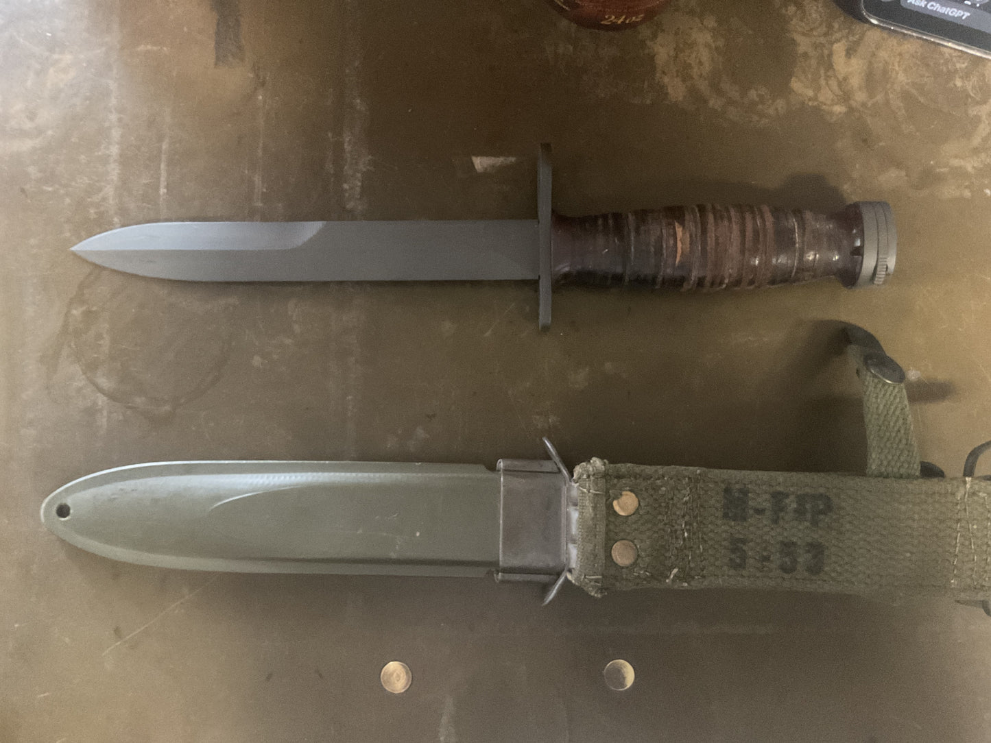 UTICA U.S. M8A1 Bayonet Scabbard