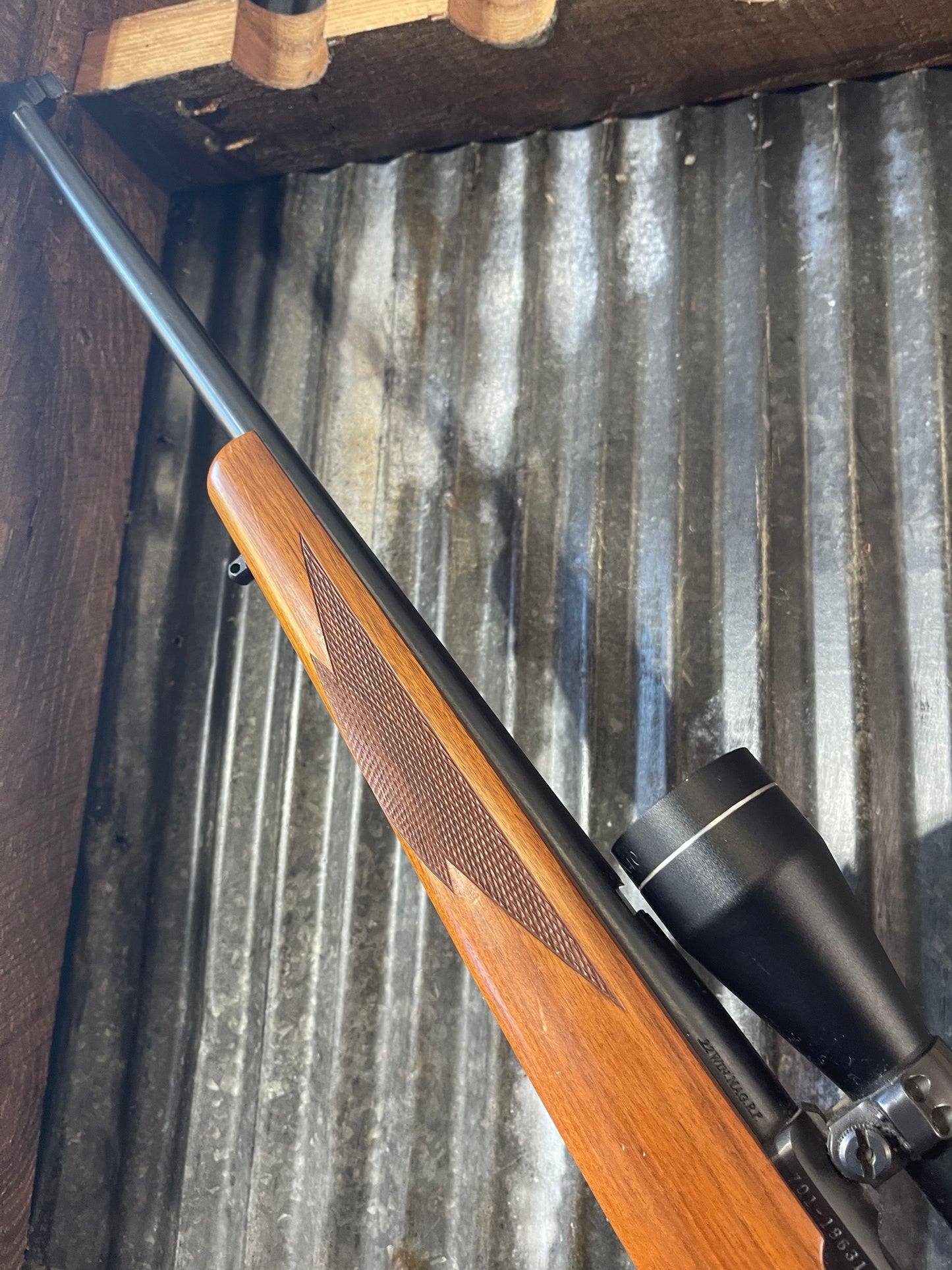 Ruger 77/22 Magnum Bolt Action Rifle – .22 WMR – Tasco 3-9x Scope