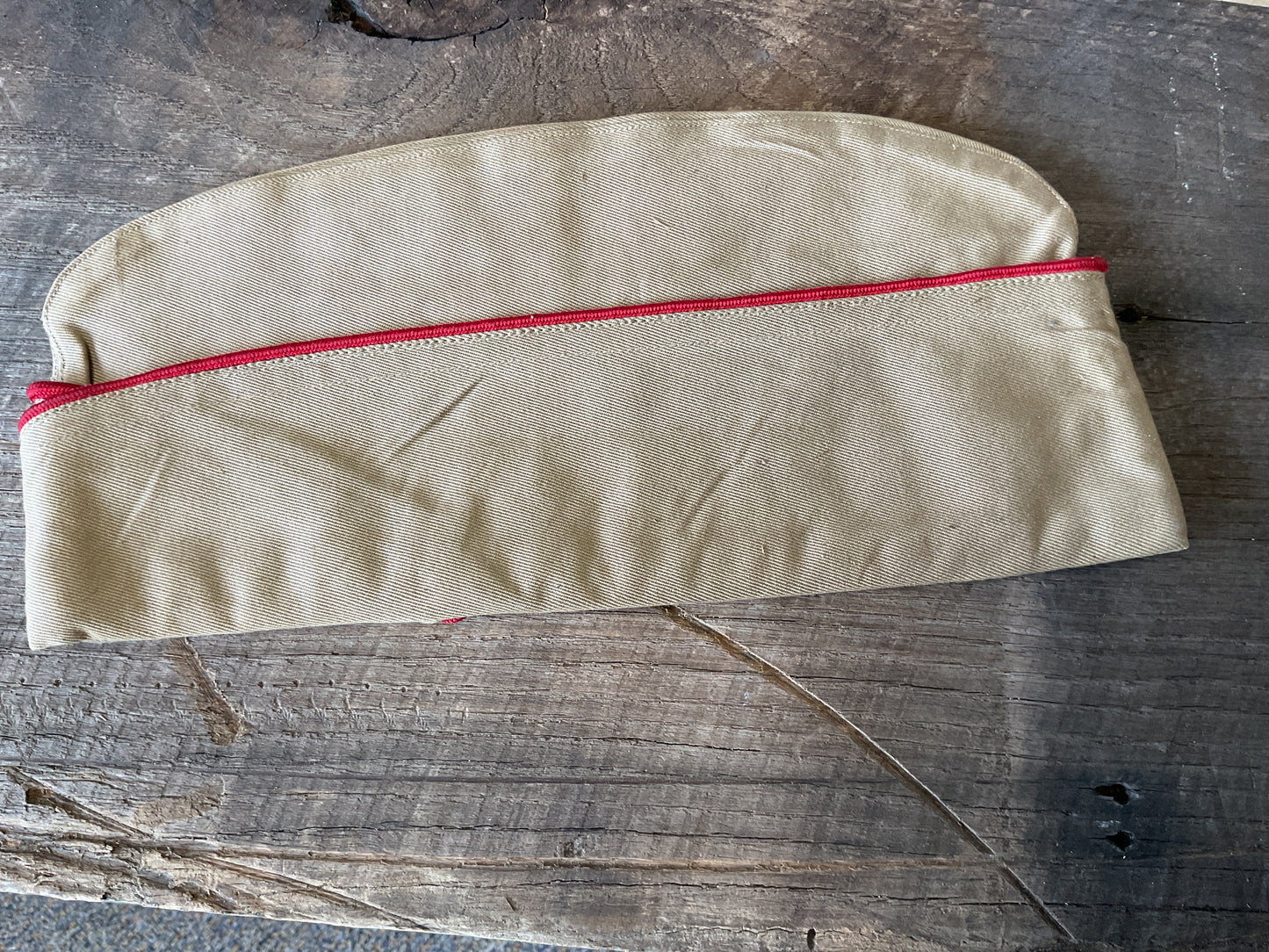 WWII Officers Garrison Cap (named)