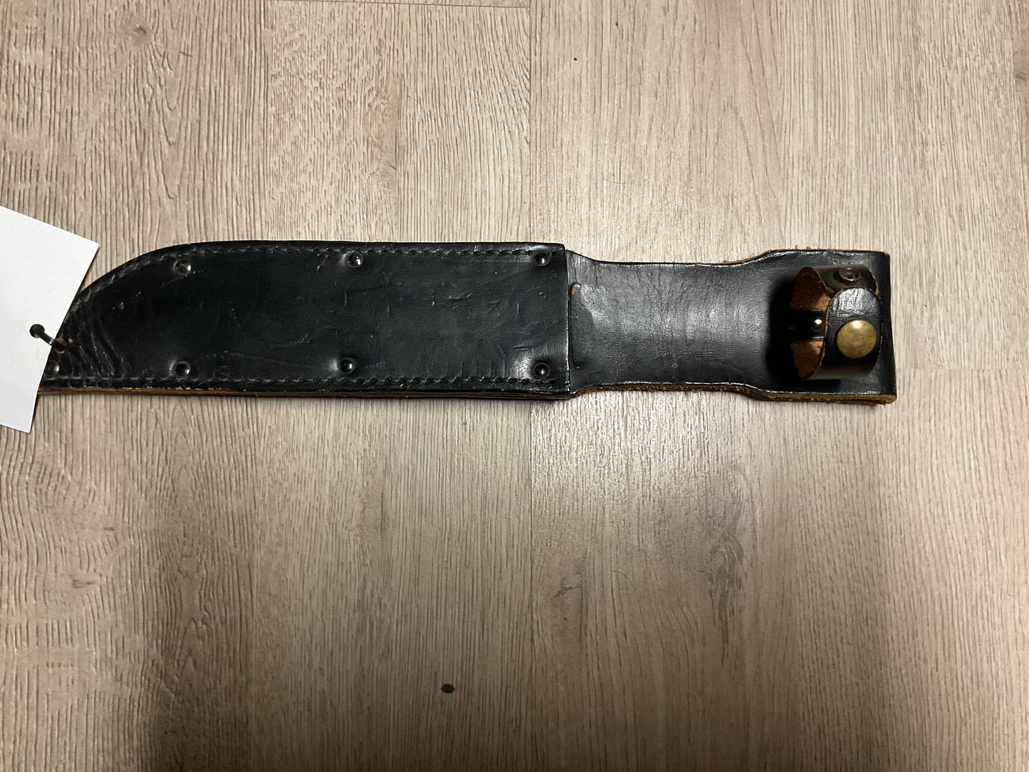 US M3 Trench Knife with Leather Scabbard