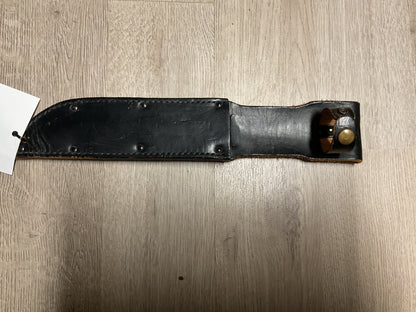 US M3 Trench Knife with Leather Scabbard