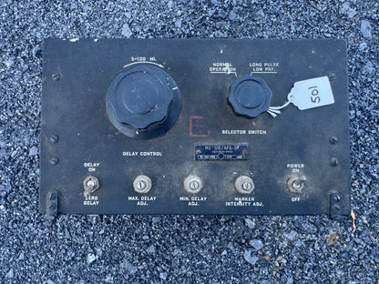 WWII U.S. Navy MX-315/APA-37 Radar Delay Control Unit