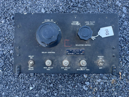WWII U.S. Navy MX-315/APA-37 Radar Delay Control Unit