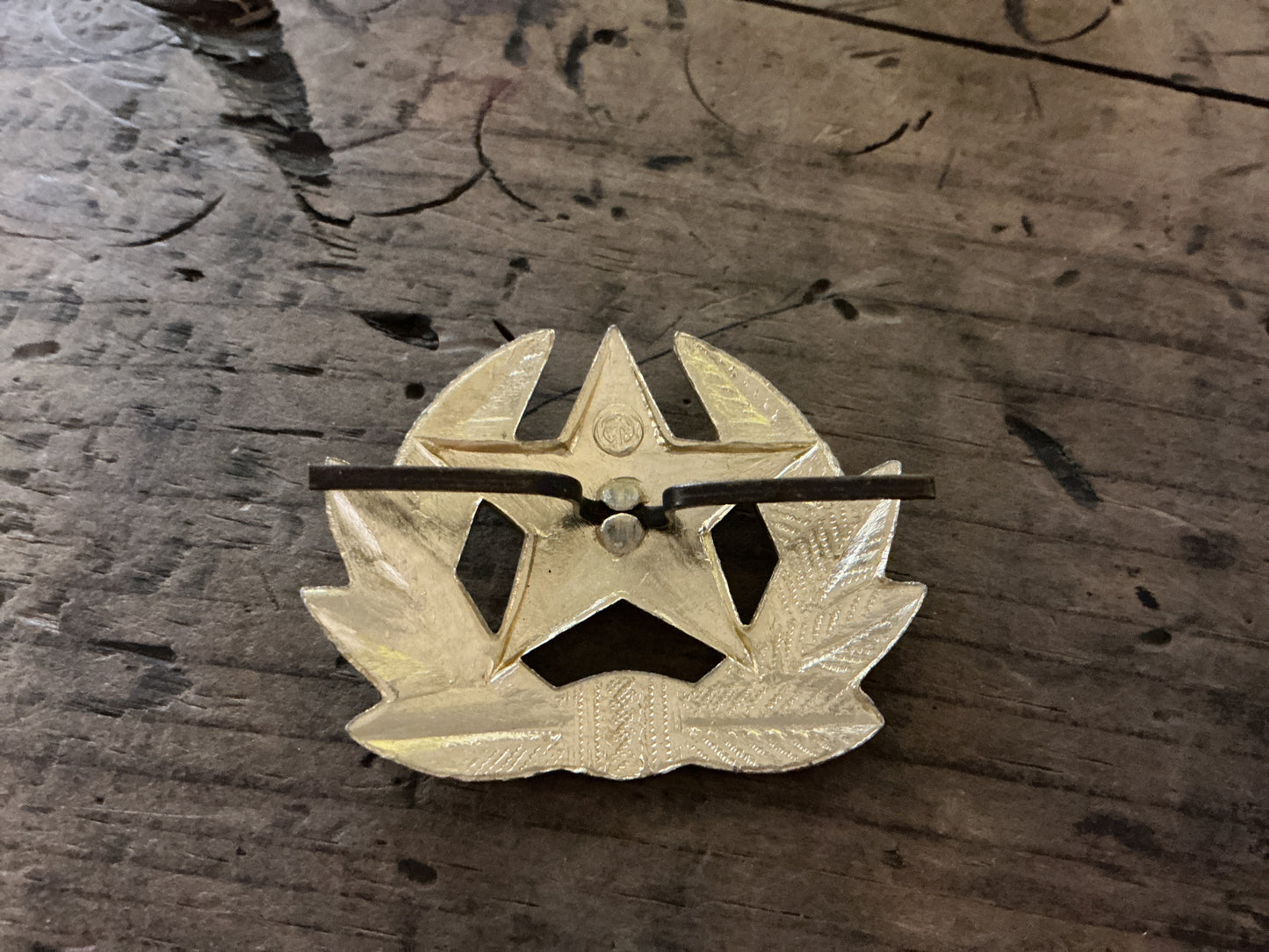 Soviet Military Officers Visor Cap Cockade-Hammer & Sickle Red Star Badge