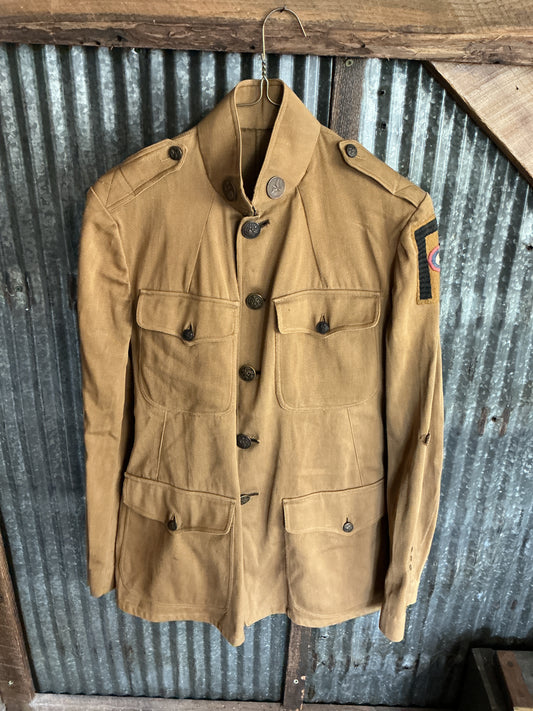 WWI U.S. First Army Air Service Set - Enlisted  Tunic & Trousers w/ Original Patches