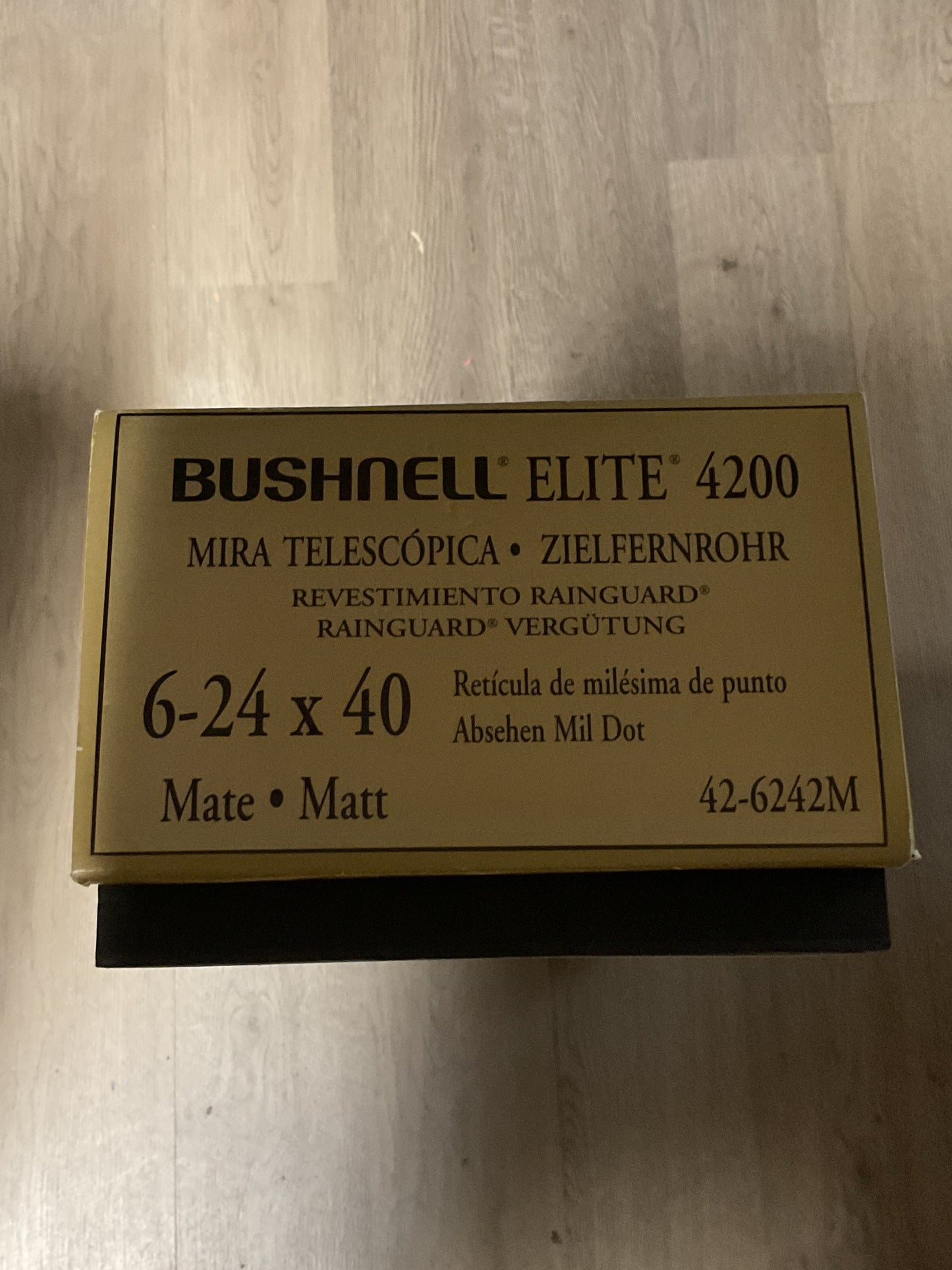 Bushnell Elite 4200 6-24x40 Matte Riflescope w/ Multi-X Reticle w/ Original Box & Papers